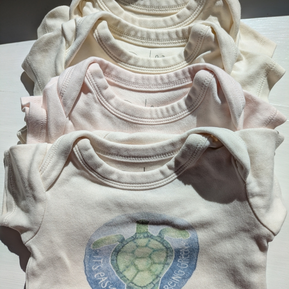 Set of Finn + Emma Baby Onesies (4 total)